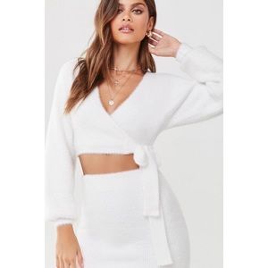 Fuzzy Wrap Top